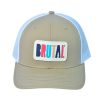 GORRA BEIGE LOGO MULTICOLOR