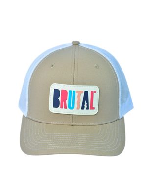 GORRA BEIGE LOGO MULTICOLOR